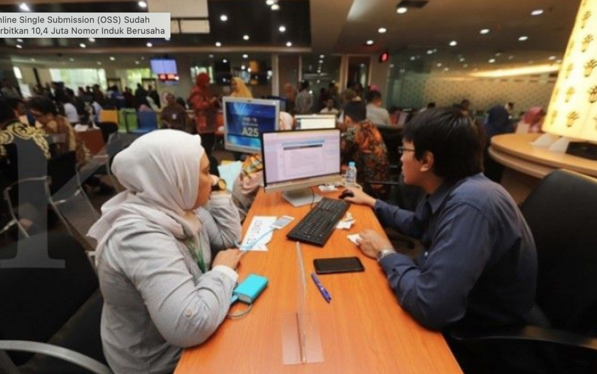 Online Single Submission (OSS) Sudah Terbitkan 10,4 Juta Nomor Induk Berusaha