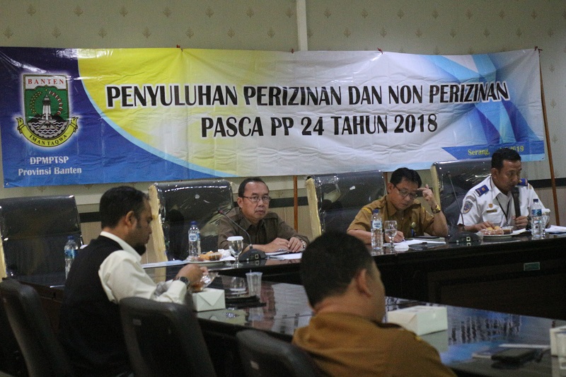 Layanan Perizinan dan Non Perizinan Banten Diupgrade