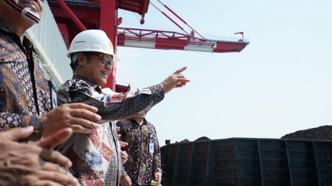 PLN Resmikan Terminal Batu Bara PLTU Jawa 7 di Banten