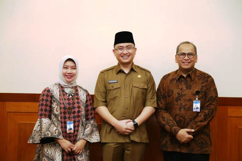 Wagub Andika Bahas Pengembangan Ekonomi Banten Lama Bersama Kepala BI Banten